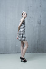 Checkered Dress - Tenos women